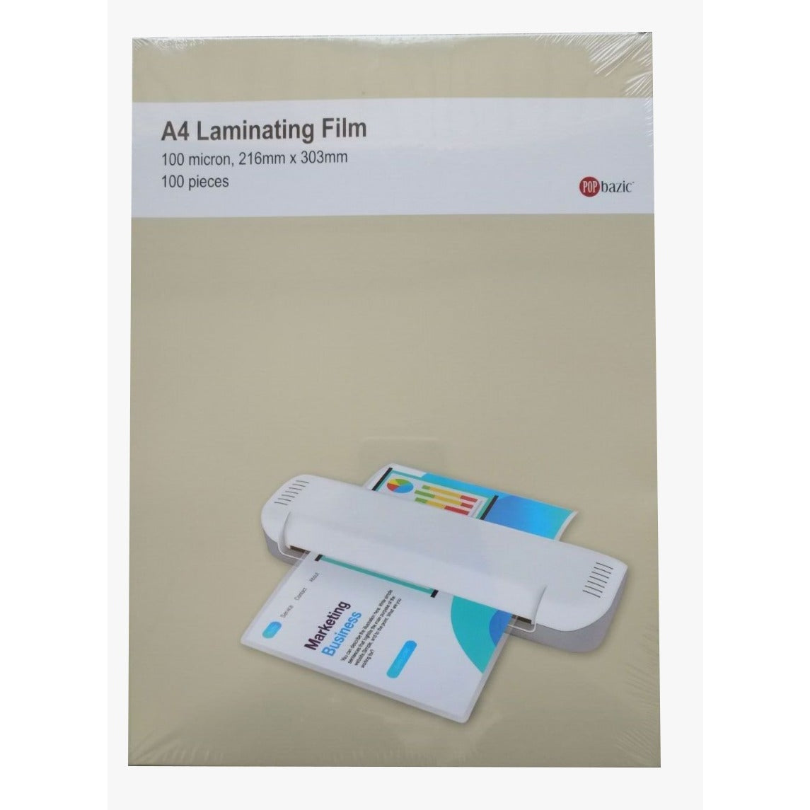 POP BAZIC Laminating Film - 100's