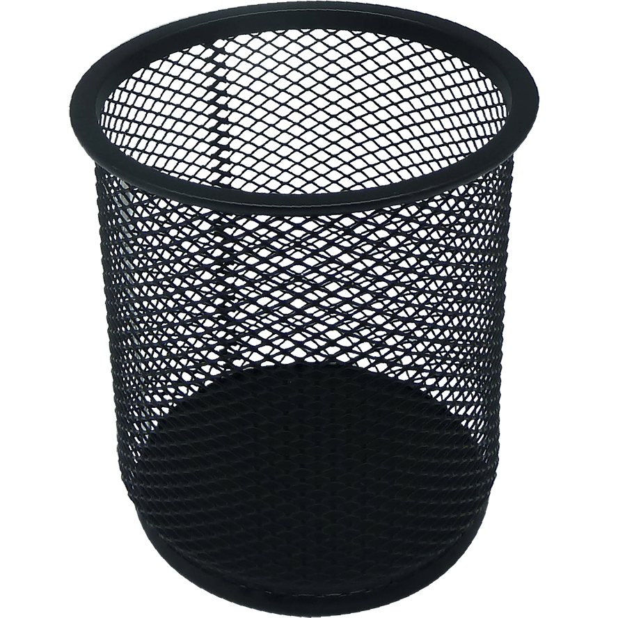 POP BAZIC METAL MESH PEN HOLDER ROUND LD01-188-5