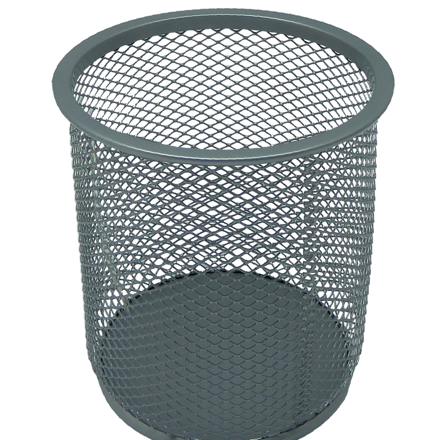 POP BAZIC METAL MESH PEN HOLDER ROUND LD01-188-5