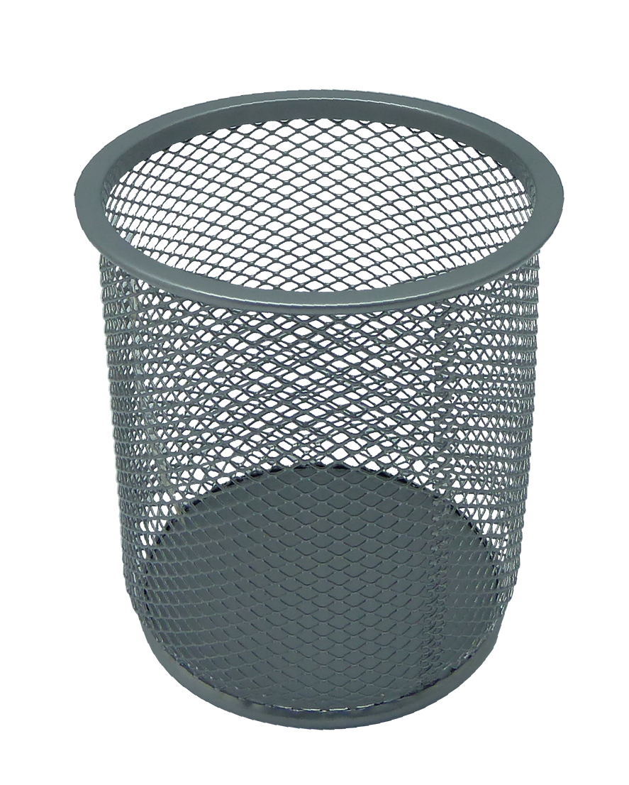 POP BAZIC METAL MESH PEN HOLDER ROUND LD01-188-5