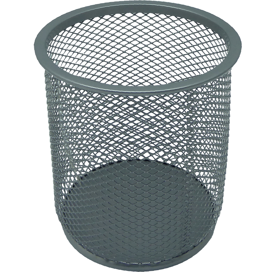 POP BAZIC METAL MESH PEN HOLDER ROUND LD01-188-5