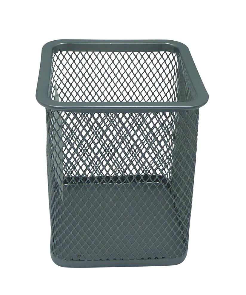 POP BAZIC METAL MESH PEN HOLDER SQUARE LD01-38-1