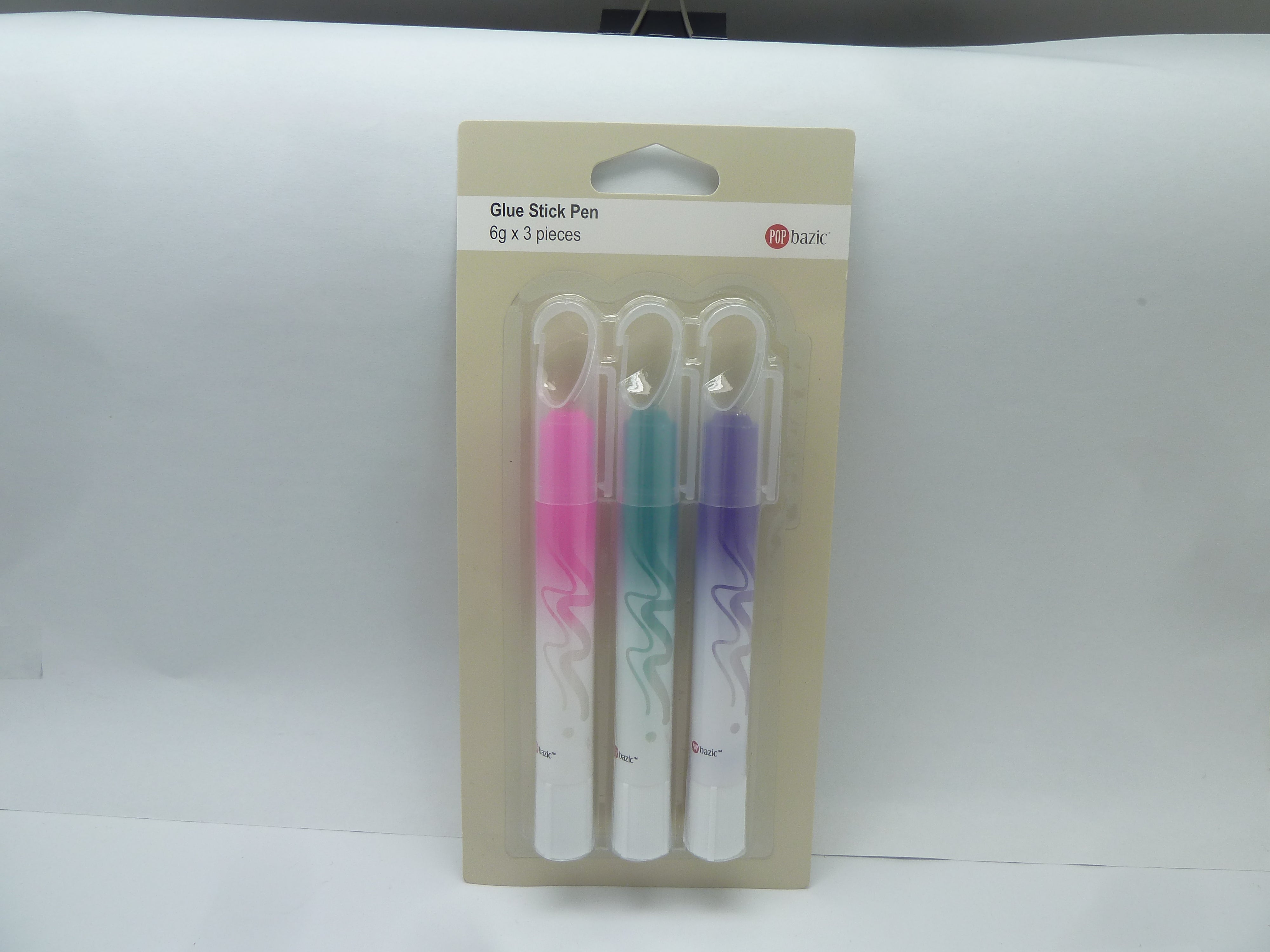 POP BAZIC GLUE STICK PEN 6G 3 PIECES SET