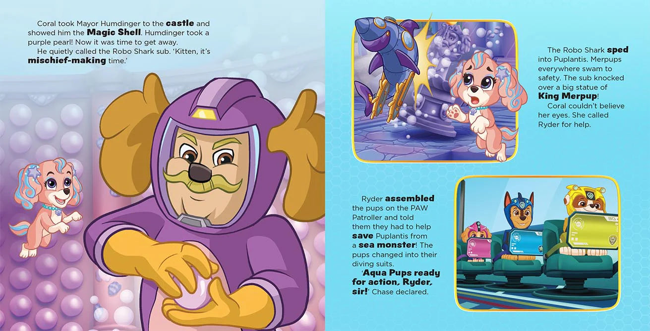 Paw Patrol - Die-Cut Gel Portal Picture Book - Let's Save Puplantis