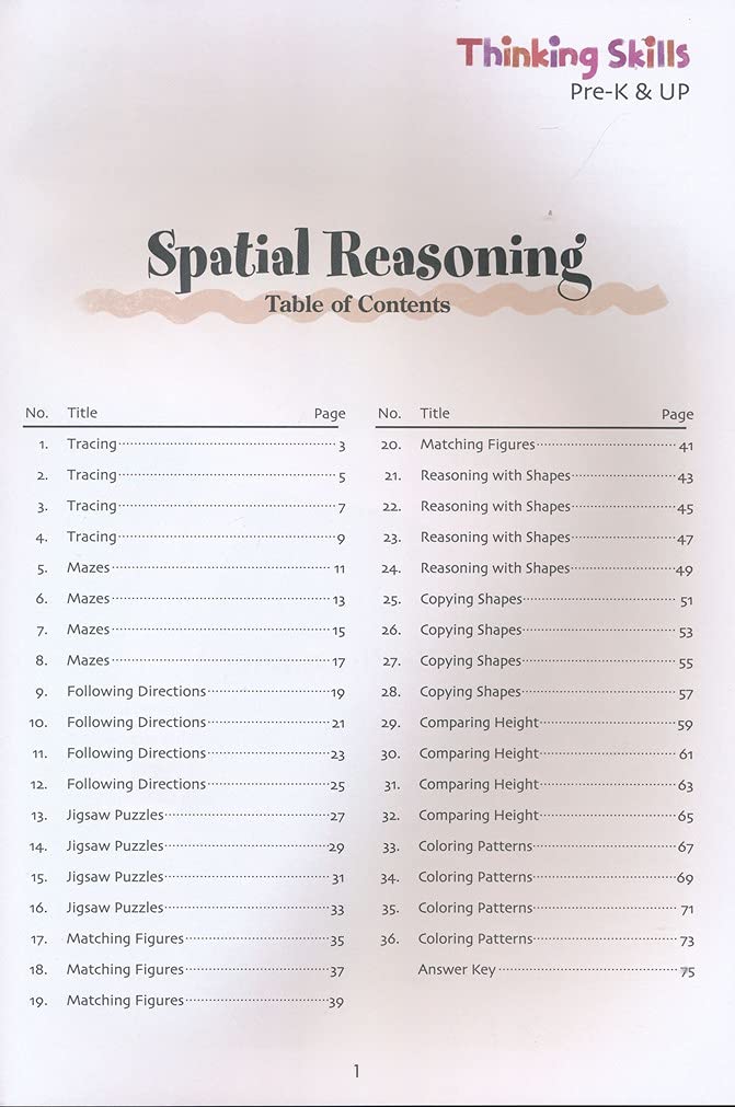 Kumon: Pre-K Thinking Skills Bind Up
