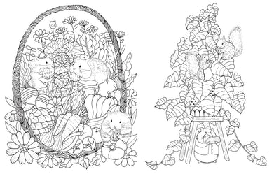 A Million Cute Animals: Adorable Animals to Colour (A Million Creatures to Colour, 9) Paperback