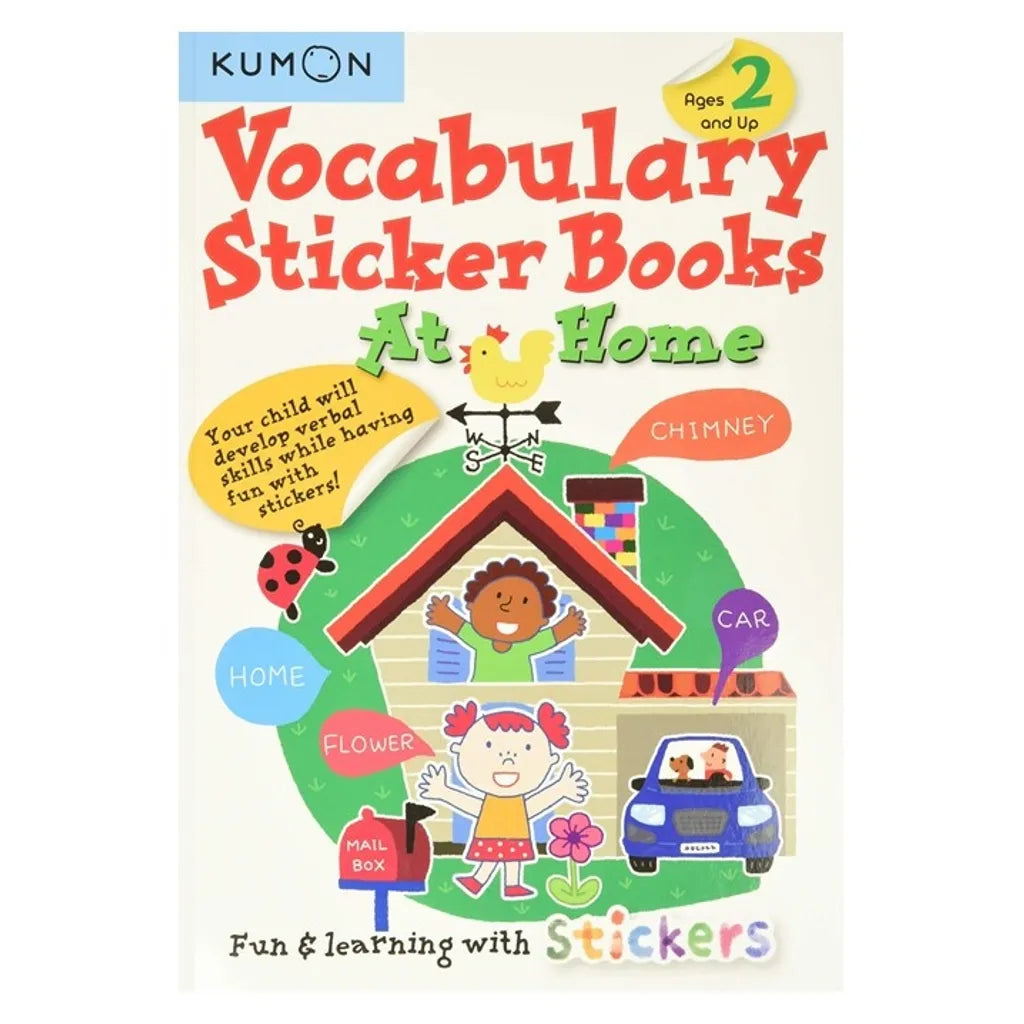 Kumon:Vocabulary Sticker Books At Home