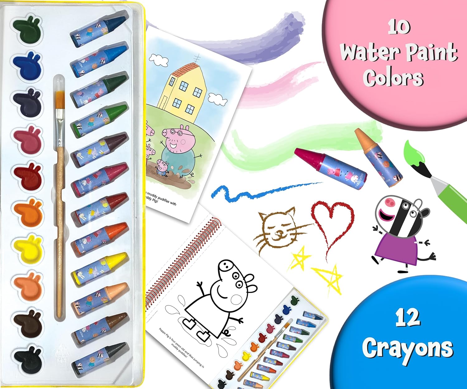Peppa Pig Deluxe Poster Paint & Color