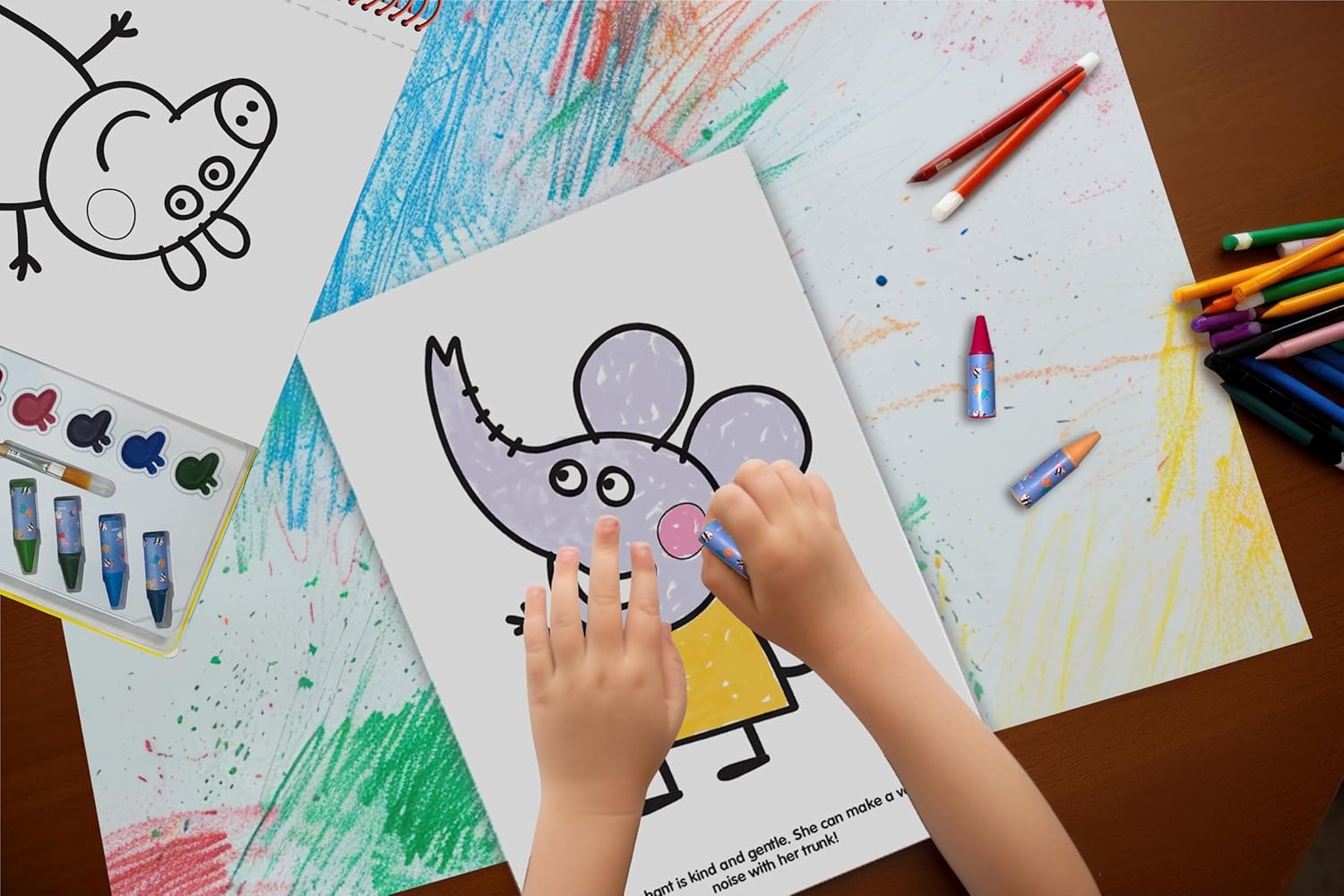 Peppa Pig Deluxe Poster Paint & Color