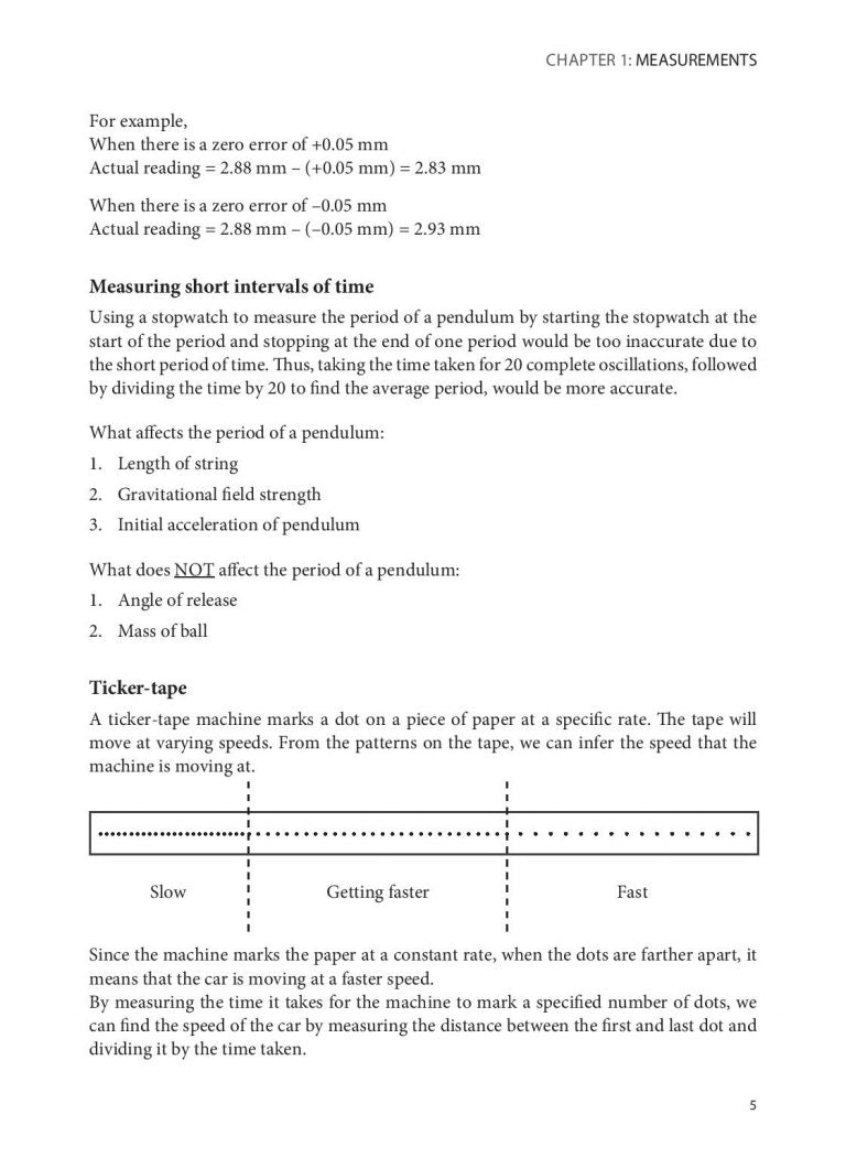 Ace Your O-Level Physics Summary Notes for Revision