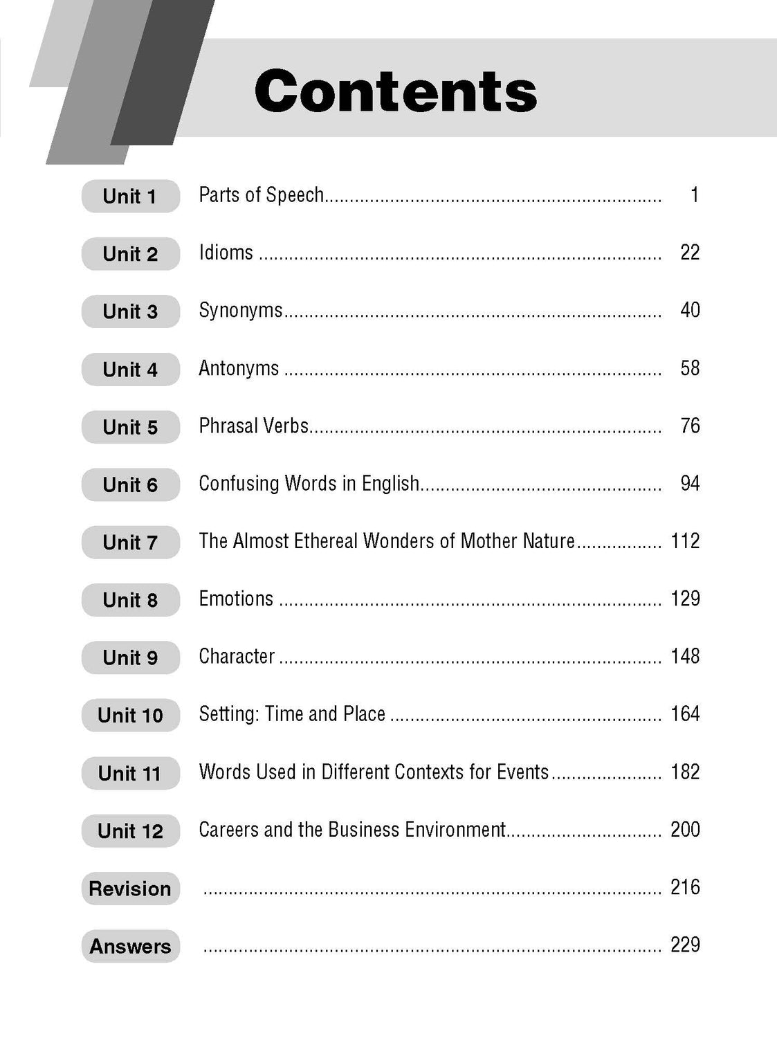 Secondary 1 (E) Intensive Vocabulary Drills