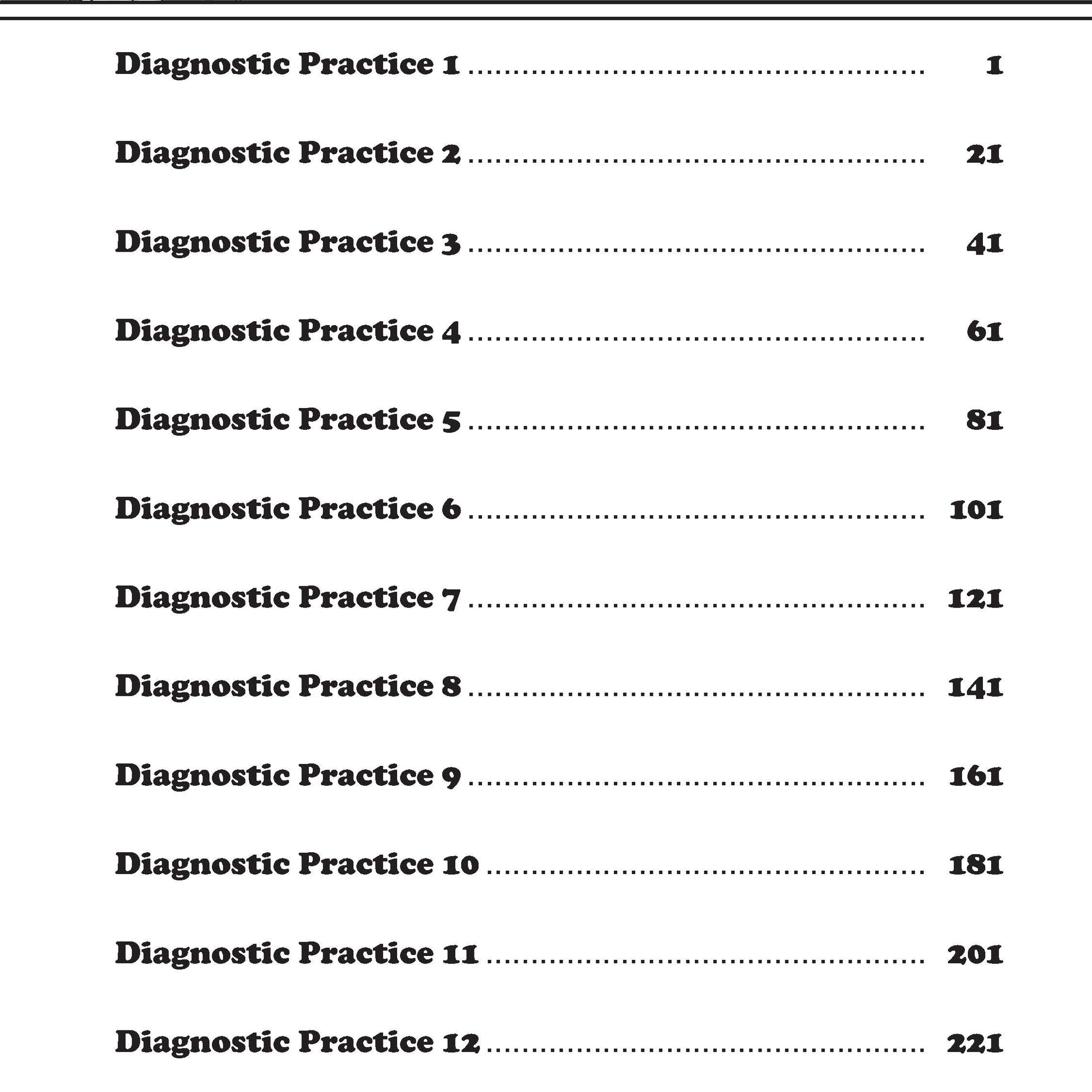 Primary 3 Diagnostic Practice In English