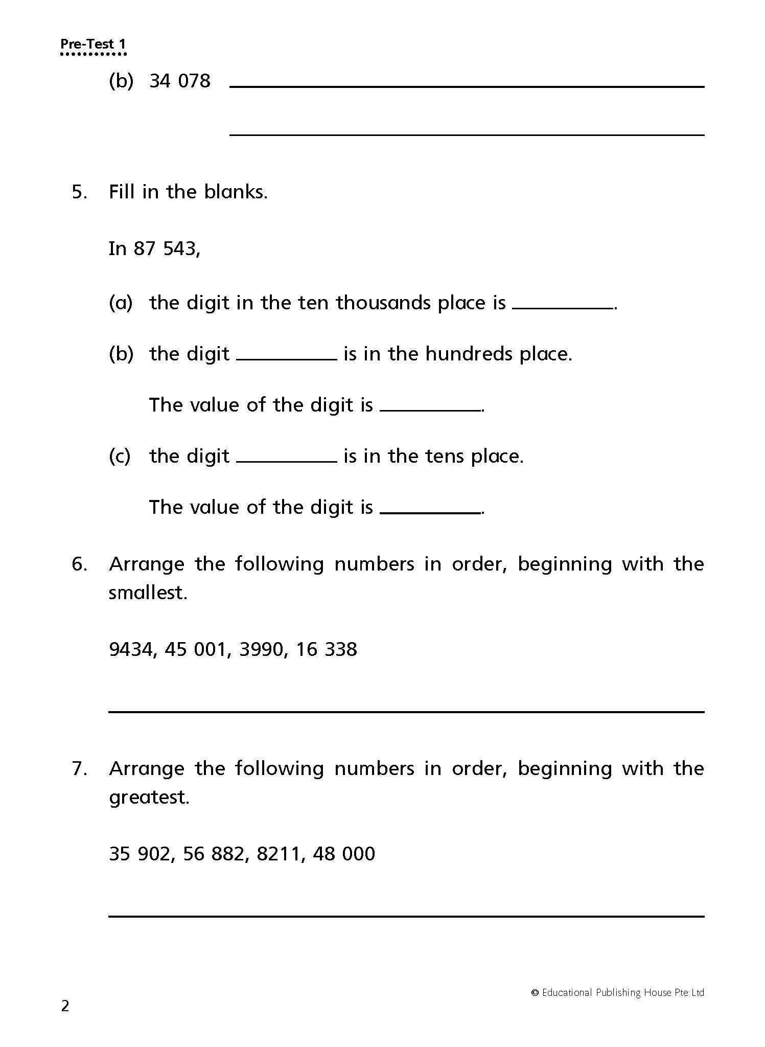 Primary 4 Diagnostic Practice In Maths 5Ed