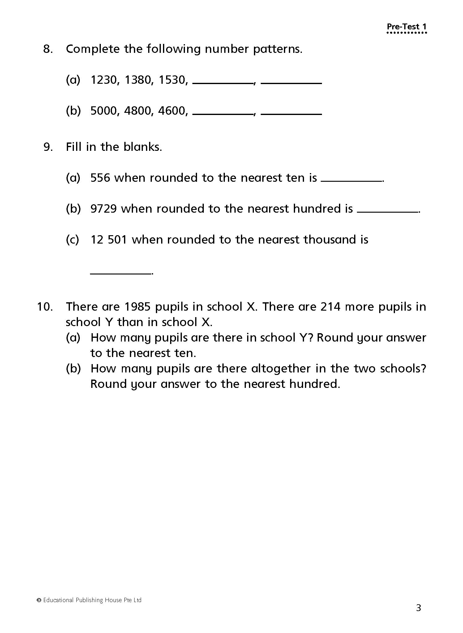 Primary 4 Diagnostic Practice In Maths 5Ed