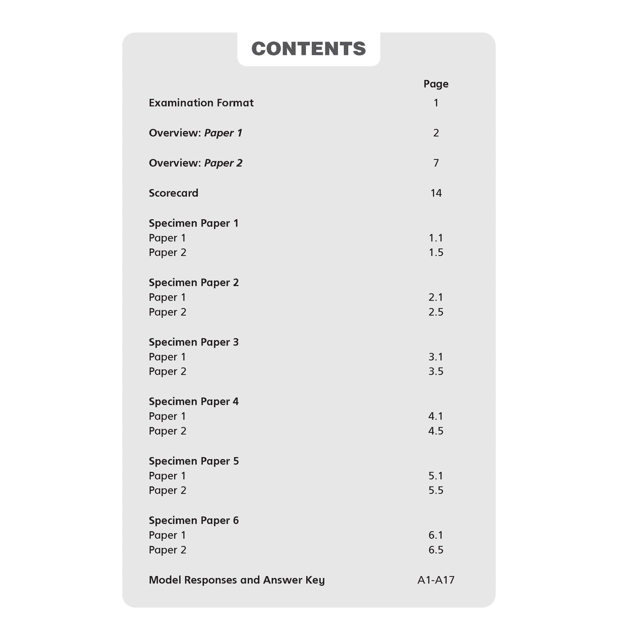 PSLE ENGLISH SPECIMEN PP: WRITING & LANGUAGE