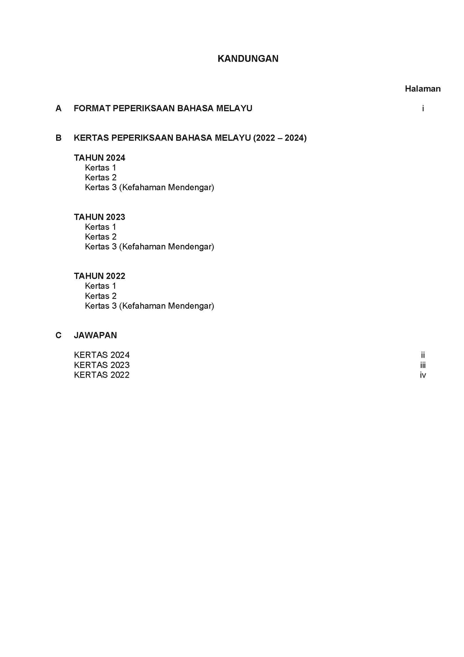 PSLE Malay Exam Q&A 22-24 (Yearly)