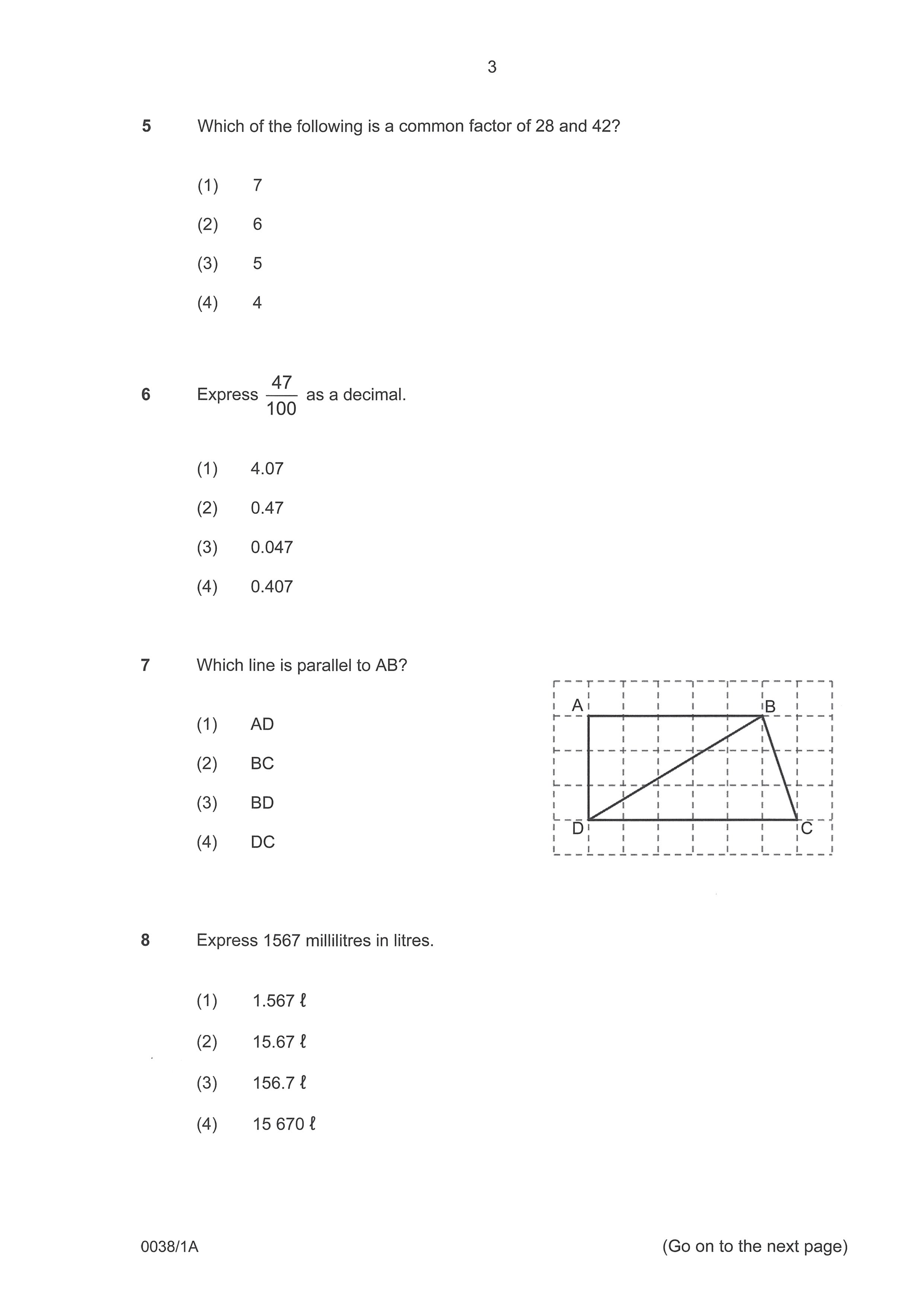 PSLE Foundation Maths Exam Q&A 22-24 (Yearly)