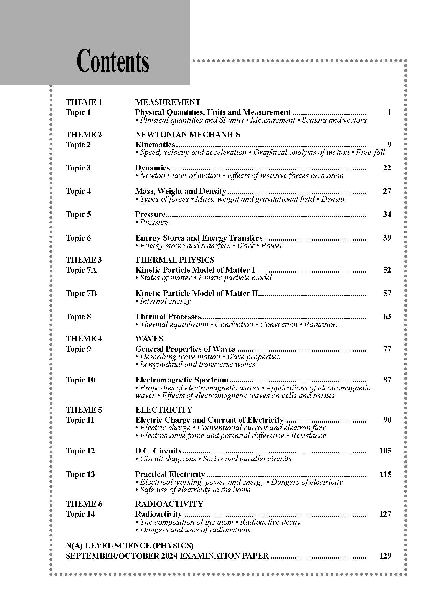 Normal(A) Science Physics Exam Q&A 15-24 (Topic)