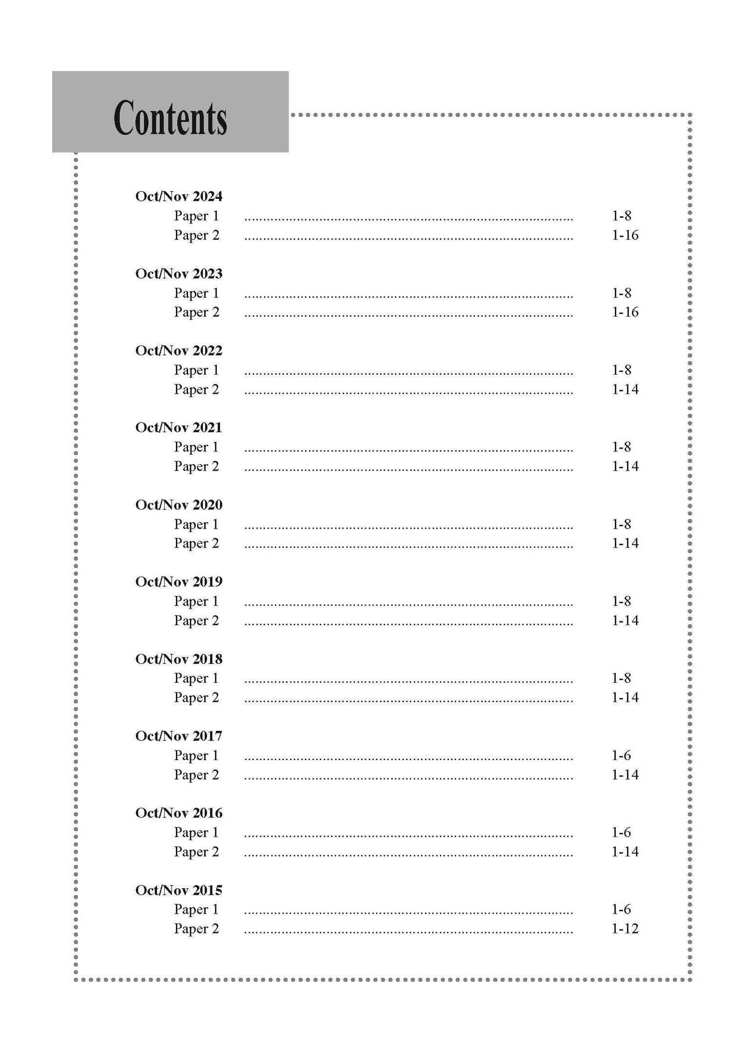 O Level English Exam Q&A 15-24 (Yearly)