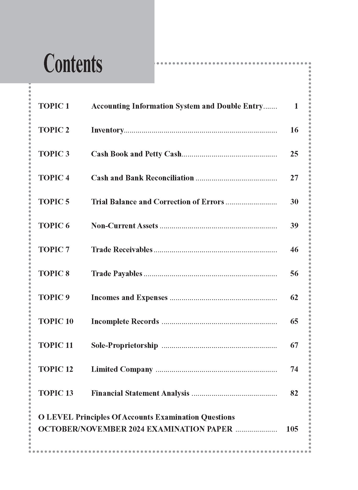 O Level POA Exam Q&A 15-24 (Topic)