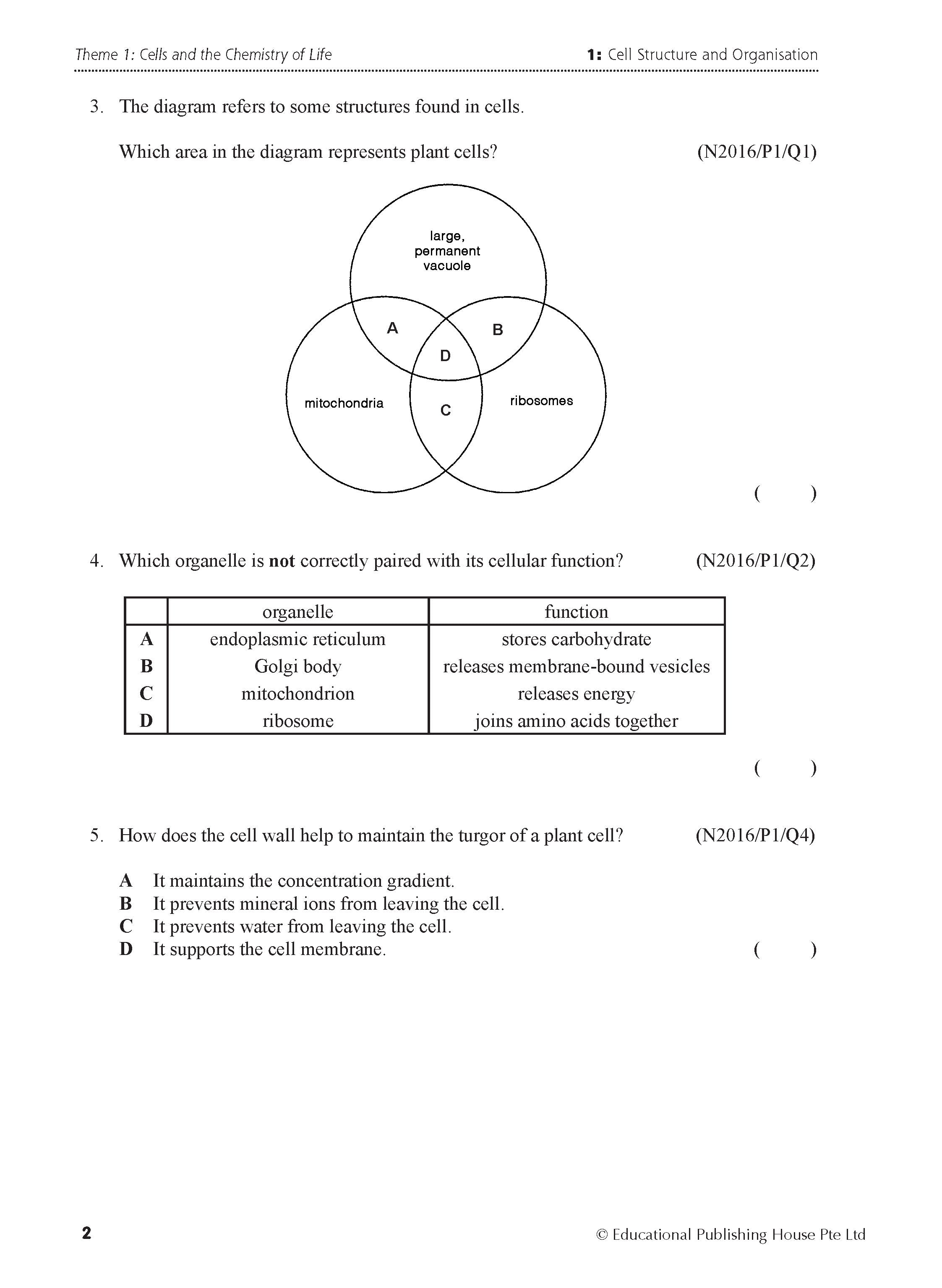 O Level Biology Exam Q&A 15-24 (Topic)