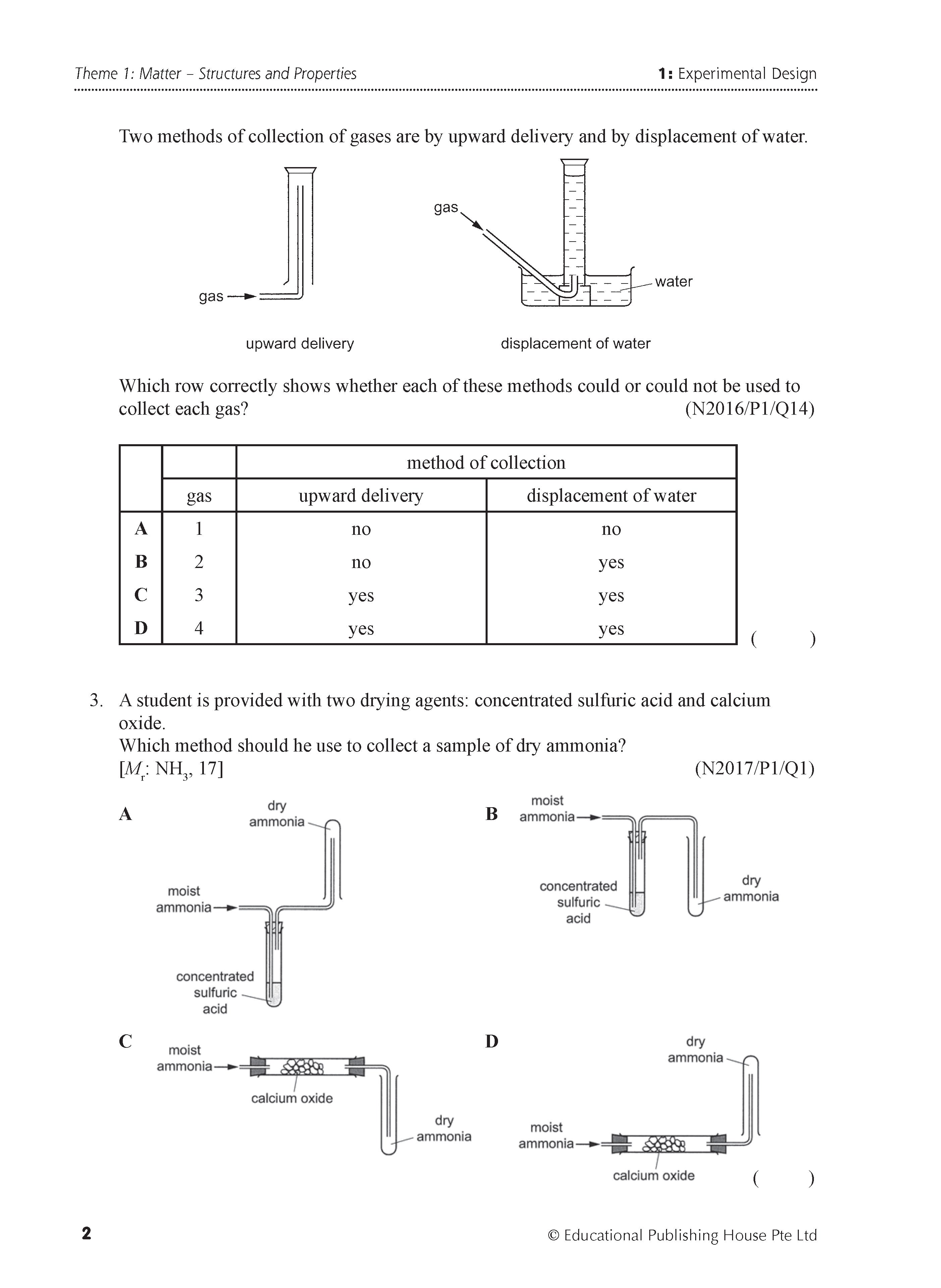 O Level Chemistry Exam Q&A 15-24 (Topic)