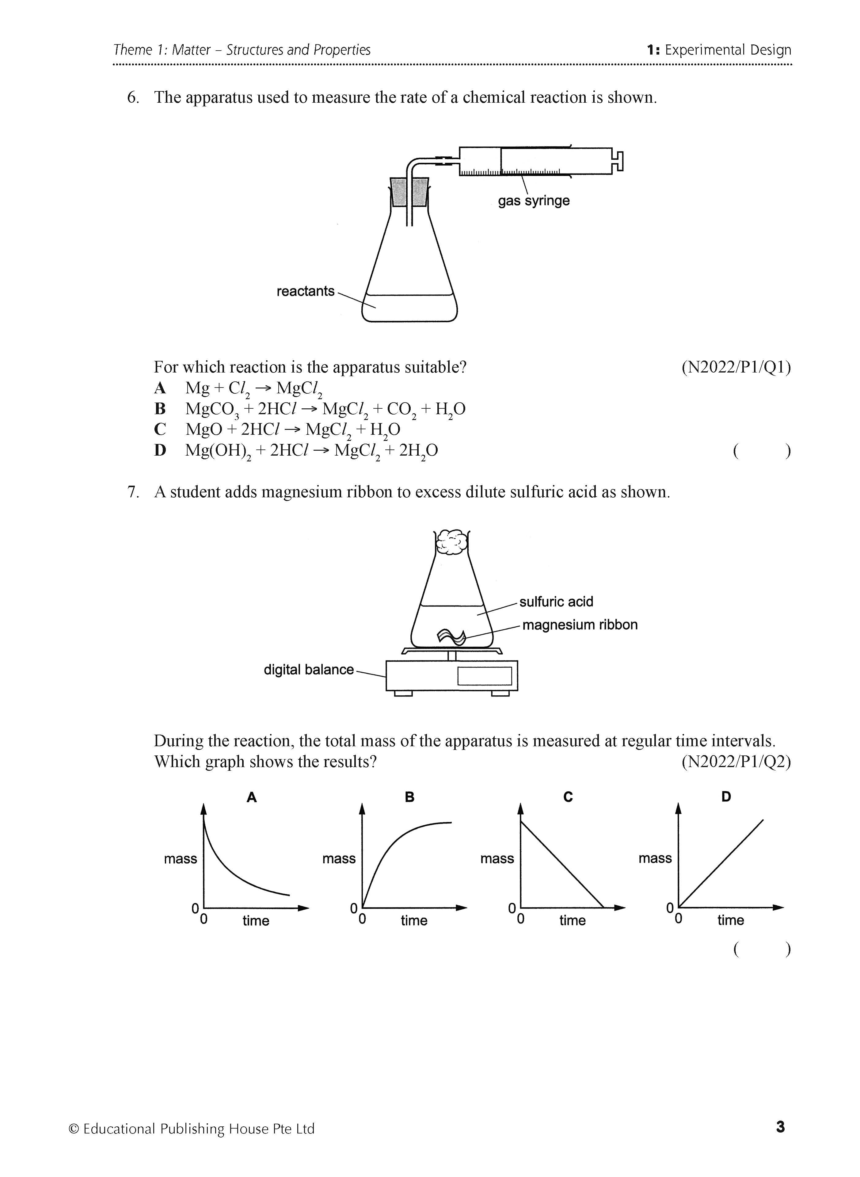 O Level Science Chemistry Exam Q&A 15-24 (Topic)