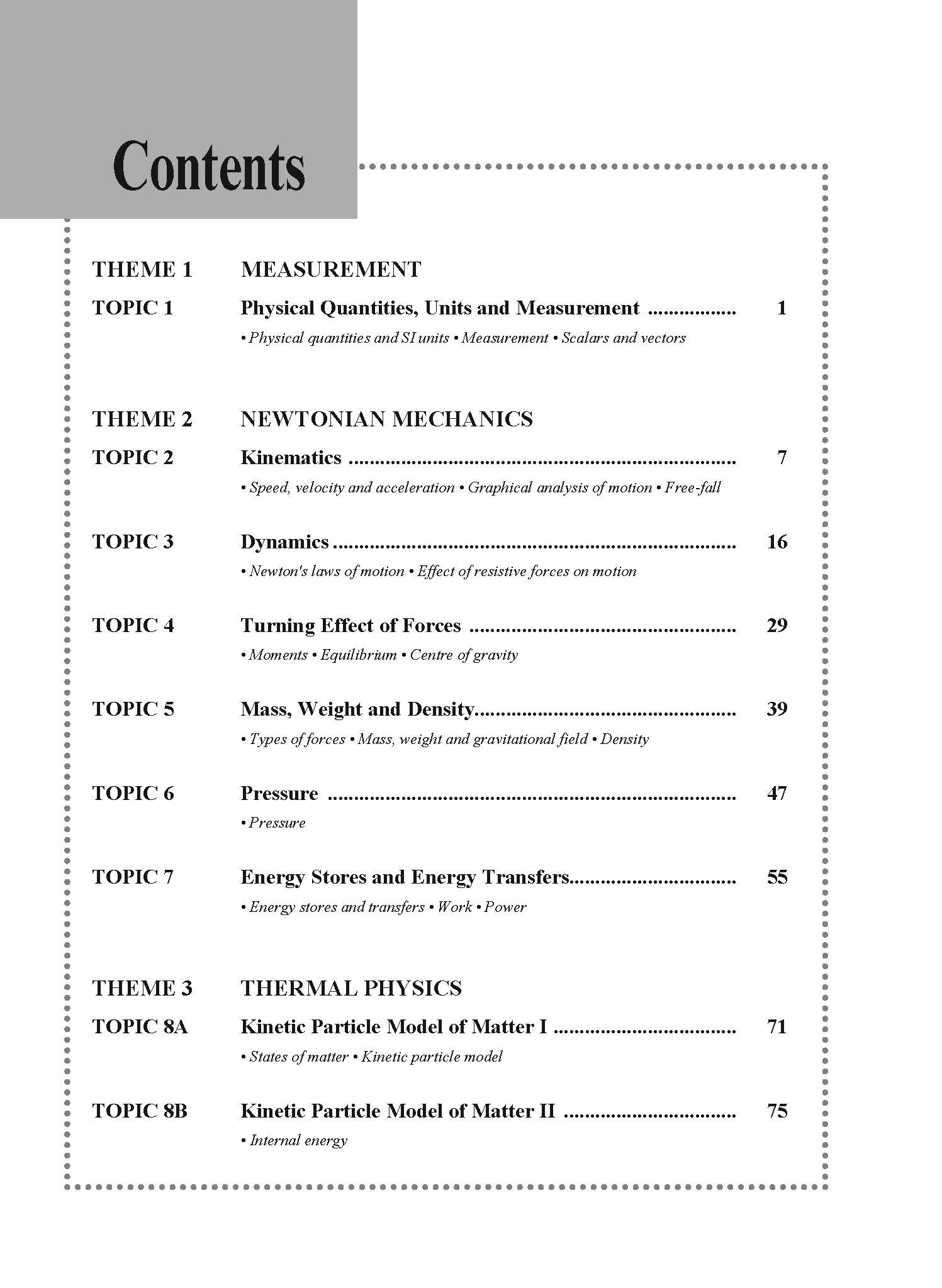 O Level Science Physics Exam Q&A 15-24 (Topic)