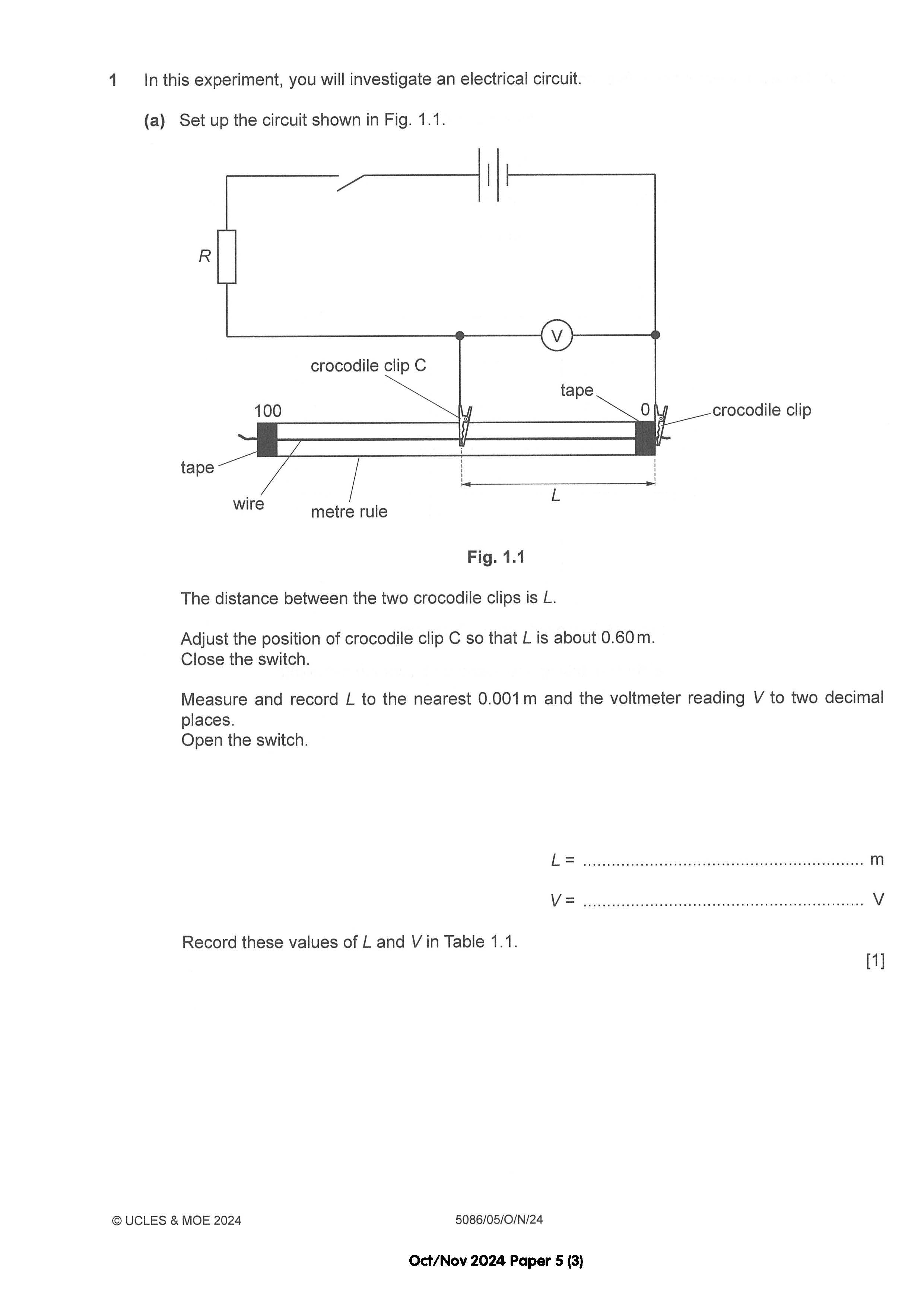 OL Science Physics Practical Qs 15-24 (Yearly)