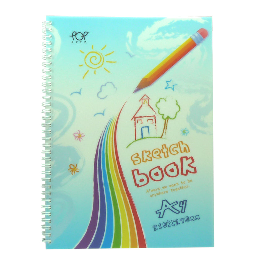 POP Artz PP Cover Spiral Sketch Book A4