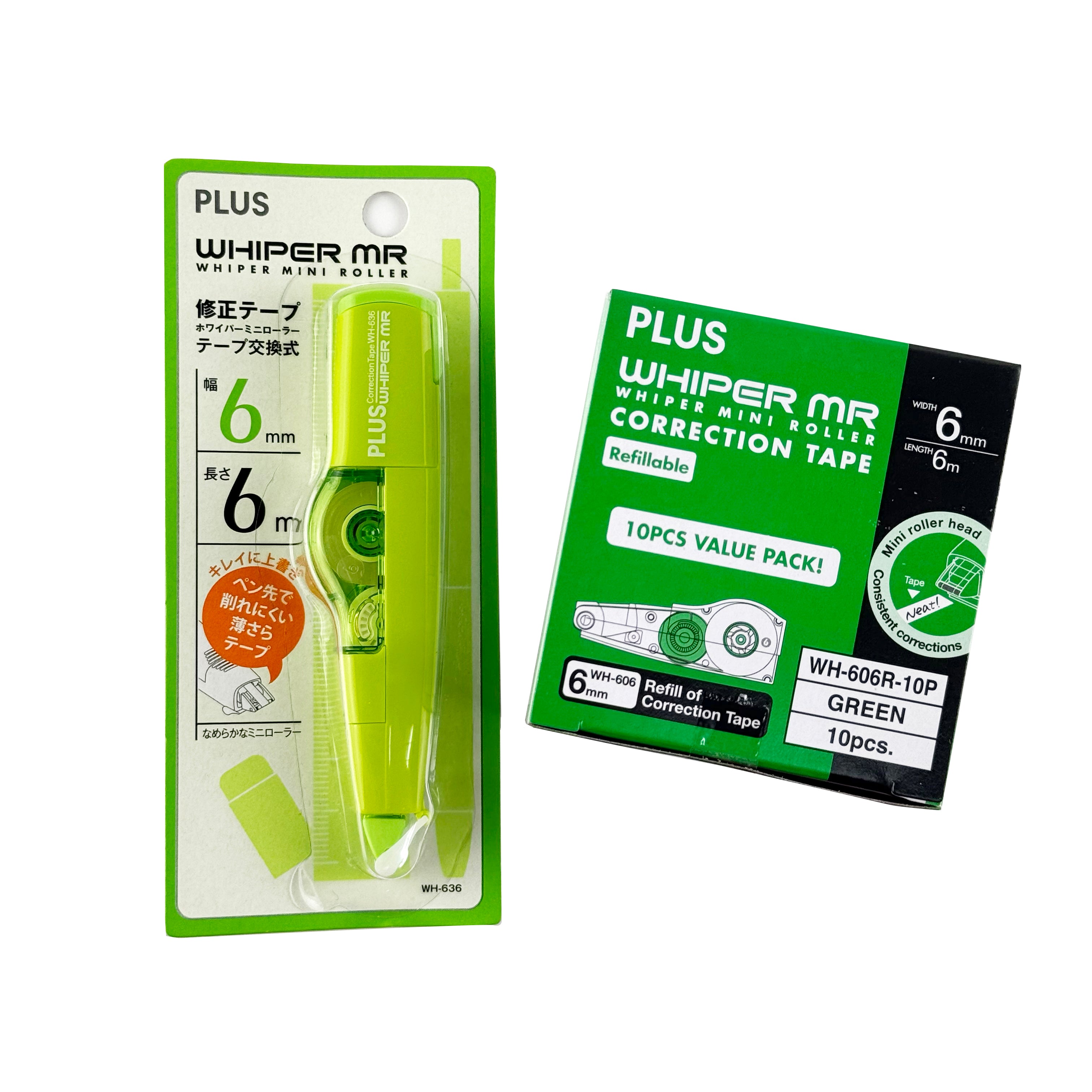 PLUS CORRECTION TAPE REFILL SET 5MMX6M - _MS, CORRECTION TAPE, ECT2ND, ECTL-HOTBUY70, ECTL-OCT23, PLUS