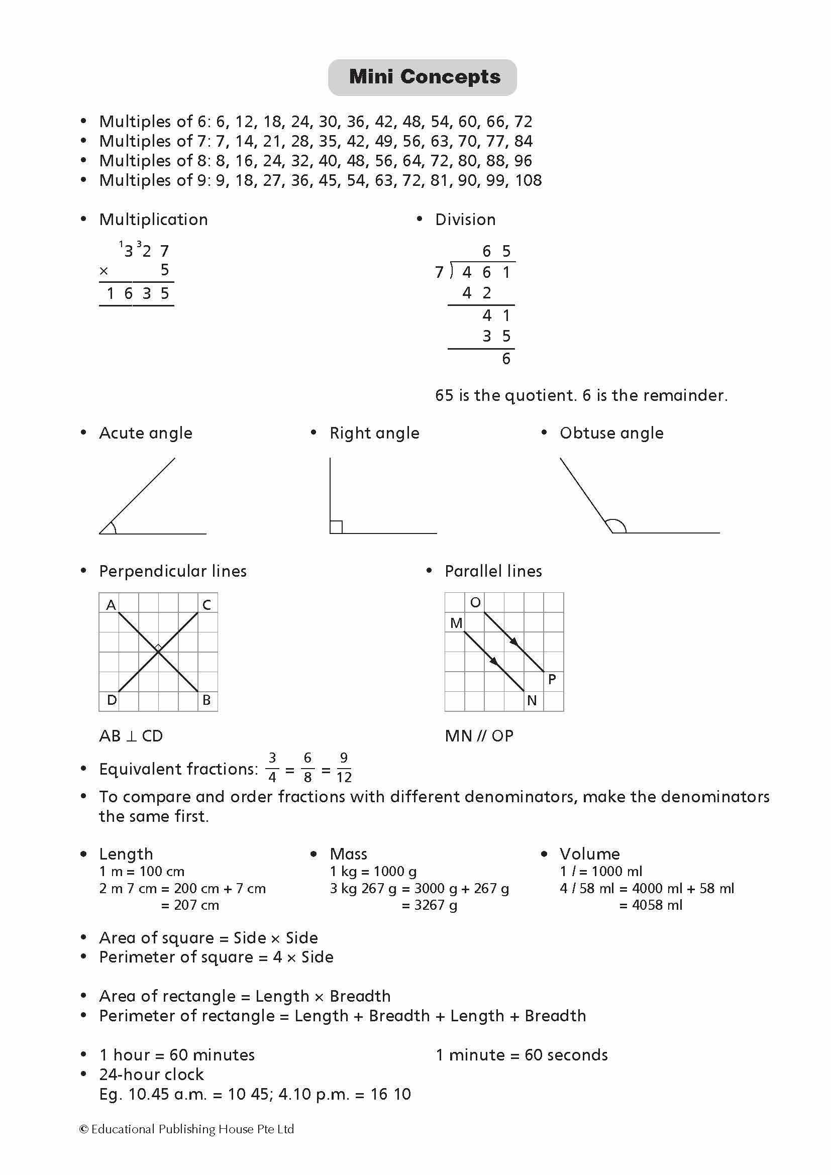 Primary 3 New Syllabus Maths Exam Papers