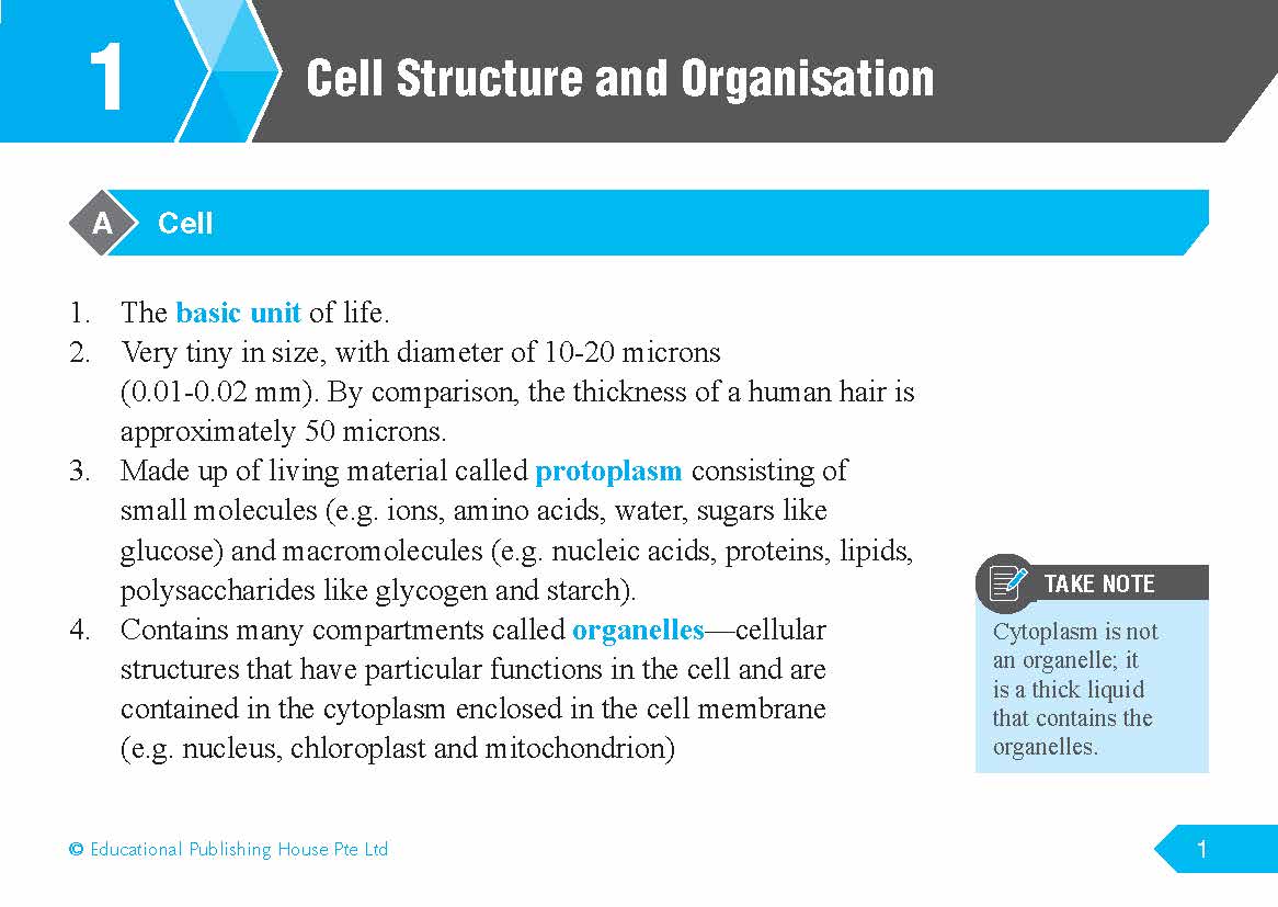 O/N Level (G3/G2) Science Biology Quick Revision Handbook