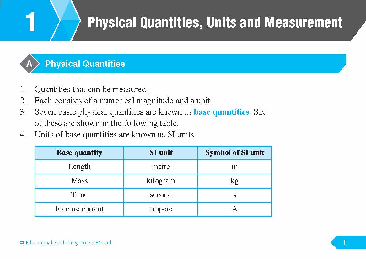 O/N Level (G3/G2) Science Physics Quick Revision Handbook-4ED