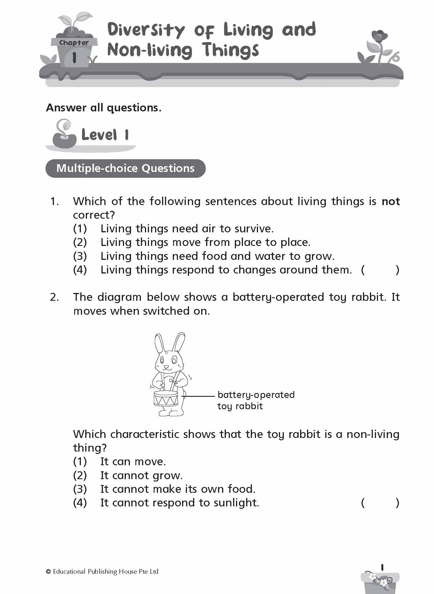 Primary 3 SCIENCE PROGRESSIVE PRACTICE