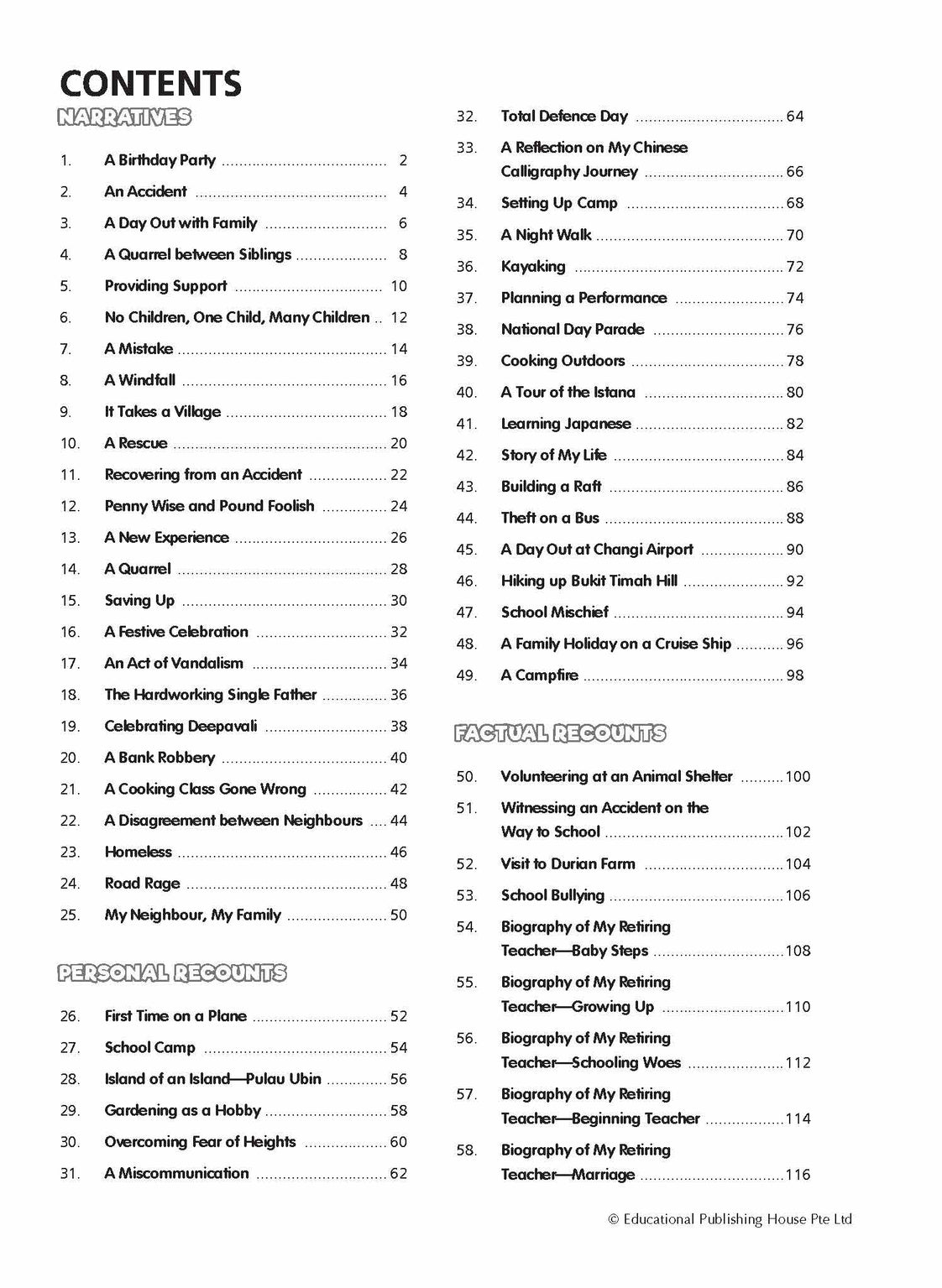 Primary 5 English Mega Compositions