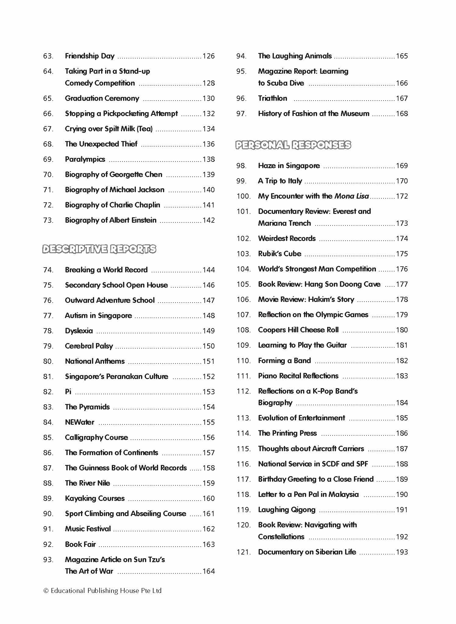 Primary 6 English Mega Compositions