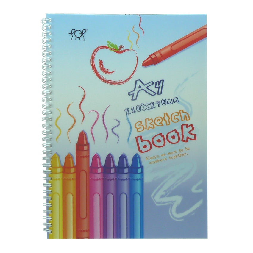 POP Artz PP Cover Spiral Sketch Book A4