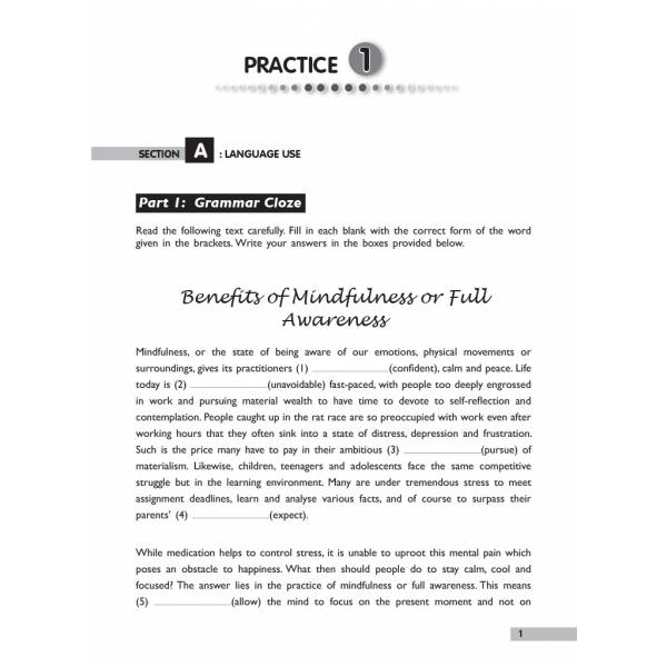 Secondary 2 English Language Comprehension