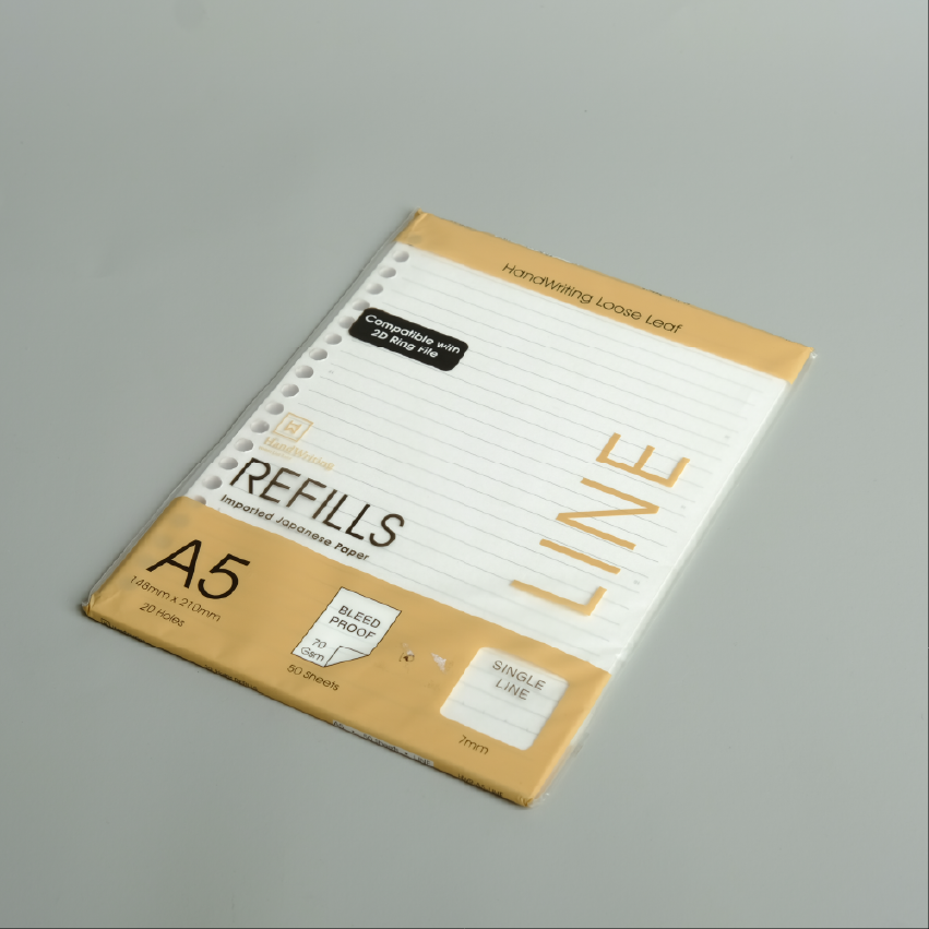 Hw Organiser Refill A5 Line 70g 50s