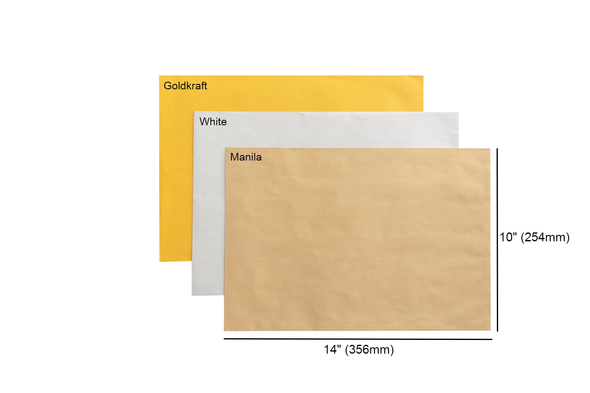 Waysin Goldkraft Envelope Peel & Seal (B4 Size) 254mm X 353mm - 10pcs