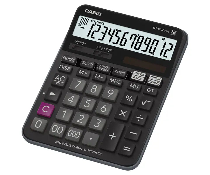 Casio DJ-120D PLUS Compact Desk Calculator