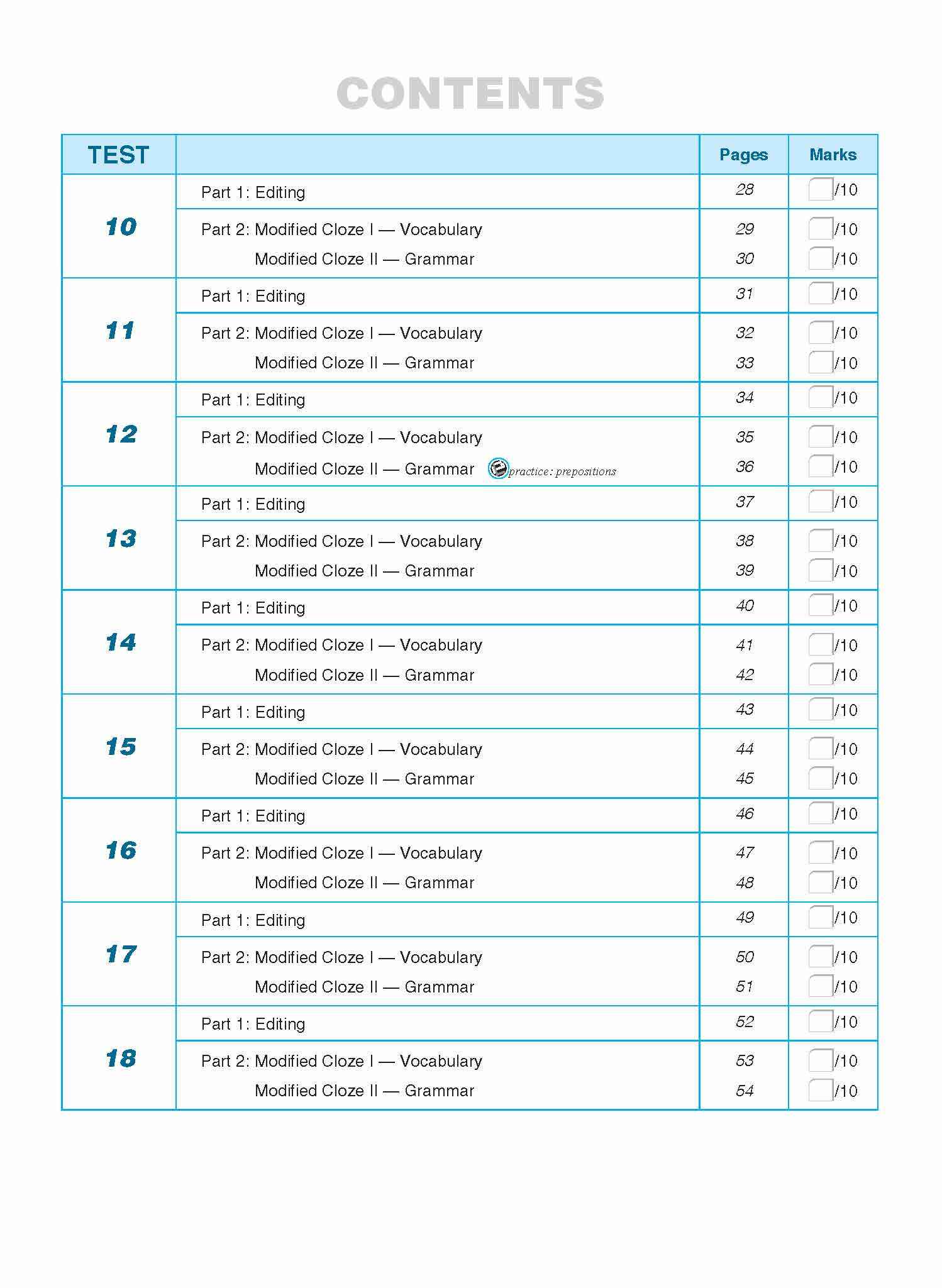 Upper Secondary N(T) English Editing and Modified Cloze