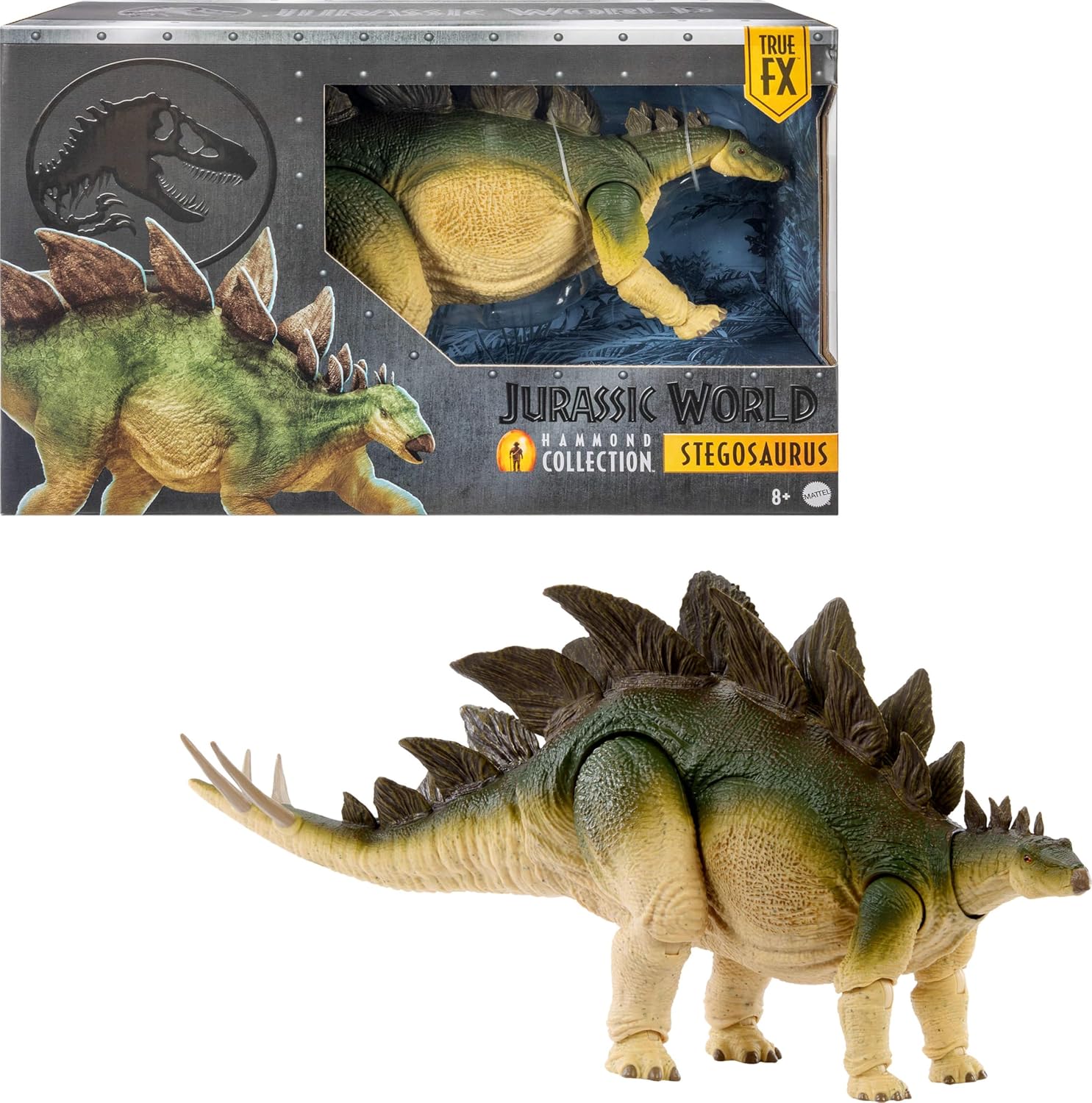 MATTEL JURASSIC WORLD HAMMOND COLLECTION STEGOSAURUS PLAY FIGURE