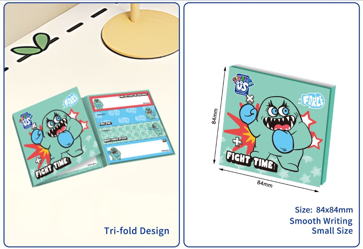Strange Us 3-Fold Sticky Notes