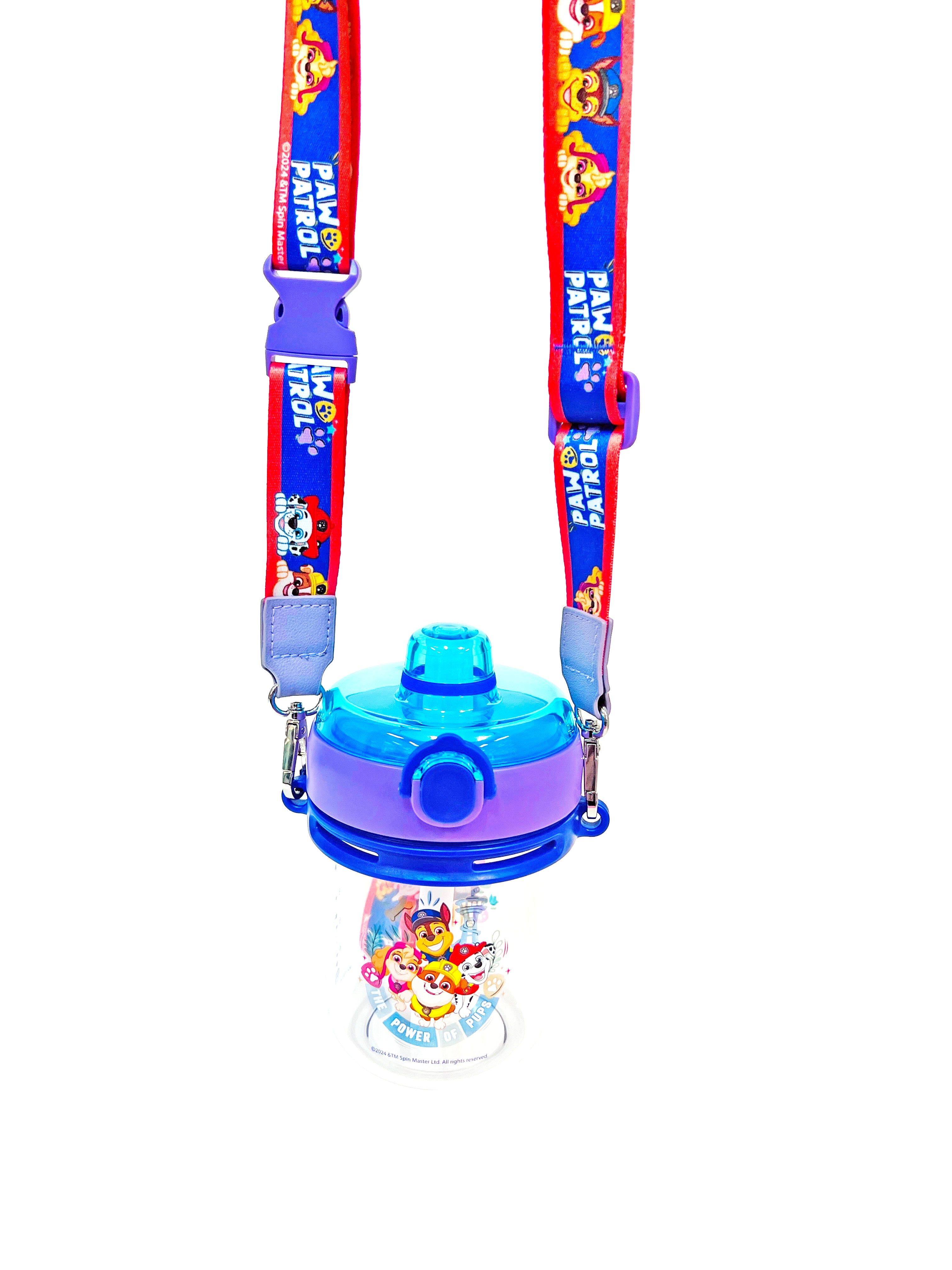 PAW PATROL WATER BOTTLE WITH STRAW 560ML THE POWER OF PUPS