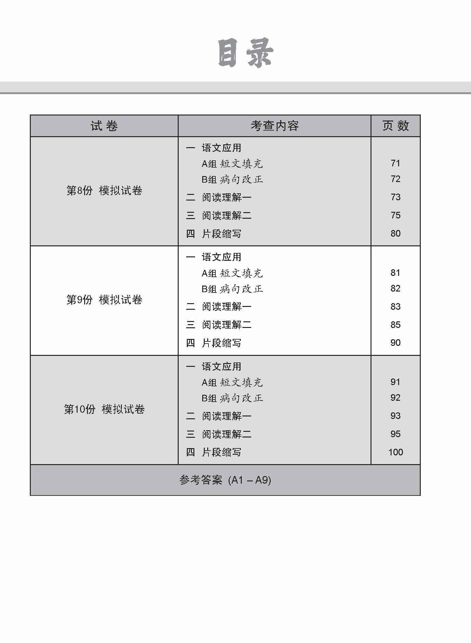 O-Level Higher Chinese Trial Examinations / 全面会考攻略 O-Level 高级华文模拟试卷