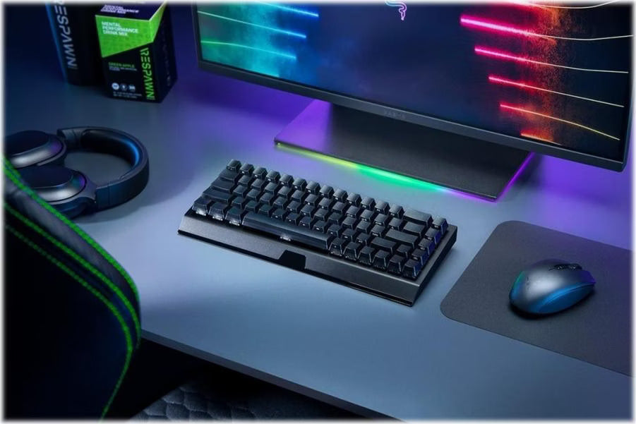 Razer BlackWidow V3 Mini HyperSpeed Phantom Pudding Edition Yellow Switch Gaming Keyboard