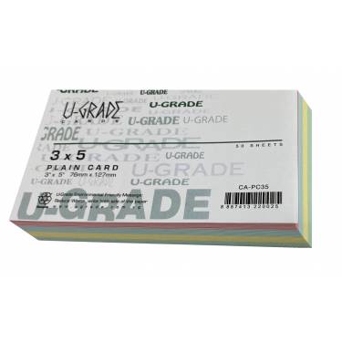 U-GRADE PLAIN CARD 4X6