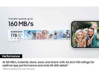 Samsung EVO Plus microSDXC™ UHS-I Card 256GB 2024